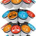 Coffee Pod Carousel Holder,Compatible with K-Cups Organizer Compatible with 36 Cup Pods,Spins 360-Degrees