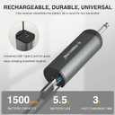 Phenyx Pro Dual Digital Wireless Microphone System, w/2 Handheld Dynamic Microphones,15 UHF Frequency Groups, Mini Receiver, Metal Cordless Mic for Karaoke,Church,DJ,Singing (PDP-2-2H)
