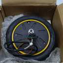 Focket 350W Electric Scooter Hub Motor, Rear Wheel Drive, Compatible with Ninebot MAX G30, Aluminum Alloy & Rubber, Metallic