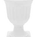 Small Detachable Roman Style Planter 16.53X5.51X6.69In Decorative Garden Flower Pot for Succulents Porch Patio Indoor Outdoor Use