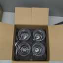 Mfacoy Glass Coffee Mugs Set of 4, Clear Large Coffee Mug 15 Oz With Handles for Hot Beverages, Clear Mugs for Tea, Cappuccino, Latte, Espresso Coffee, Juice, Glass Coffee Cups | Large Coffee Mug, With Handles, for Hot Beverages, Clear Mugs, for Tea, Cappuccino