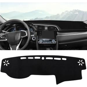 Dash Cover Custom Fit for Toyota 4Runner 2010-2024 2025 Advanced Sun Glare Reducer UV Protection Dashboard Cover Mat Premium Black Flannel Dash Mat Non-Slip Easy Install