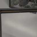 Egofine 11x14 Floating Frames Set of 2, Double Plexiglass Picture Frame, Made of Solid Wood Display Any Size Photo up to 11x14, Wall Mount or Tabletop Standing, Faded Black