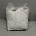 BRILLMAX 6 Pack White Tablecloths 60 x 102 Inch for 6ft Rectangle Tables - 150 GSM Polyester Fabric, 15" Standard Drop, Water, Stain & Wrinkle Resistant Cloth Cover for Wedding Banquet Dining Buffet