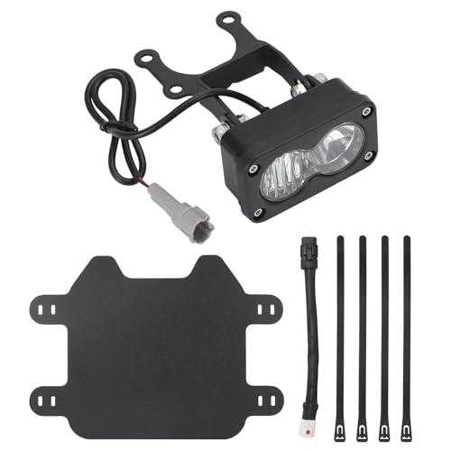 Motoparty Headlight Kit for Talaria XXX Sur-Ron Segway X260, Upgrade Version with Adapter Harness and Front Number Plate, Motorcycle Lights Bars（3 Inch）