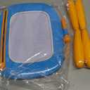 Kikidex Magnetic Drawing Board, Toddler Girl Toys for 12 Year Old, Doodle Board Pad Learning and Educational Toys for 1 2 3 Year Old Baby Kids Birthday Gift(Light Blue)