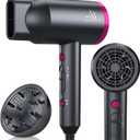 ANNE BETTY Ionic Hair Dryer with Diffuser, Powerful 1800W Blow Dryer for Women & Men, Fast-Drying Hair Dryer with Nozzle for Home, Salon, Travel