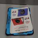 BATYUE Case for iPad Air 11-inch M3 (2025) / M2 (2024), iPad Air 5th/ 4th 10.9 inch(2022/ 2020), iPad Pro 11" 4th/ 3rd/ 2nd/ 1st, Kids Cover with 360° Rotating Stand, Pencil Holder, Strap, Navy Blue