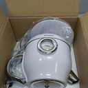 1.8L Retro Electric Kettle with Dual Thermometer (°F/°C) Cream White