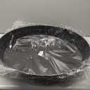 25 Inch Extra Large Planter Saucer, Extra-Deep 4.25 in Black Drip Trays for Flower Pot, Heavy Duty Drainage Tray Indoors No Holes, Plastic Plant Plate Water Catcher for Pots Base 19 20 21 22 in