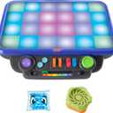 Fisher-Price Learning Toy Sensory Bright Light Station, Activity Table with Games Music & Sounds for Preschool Kids Ages 3+ Years 