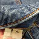 WDIRARA Women's Petite High Waisted Pleated A Line Belted Ruffle Y2k Denim Mini Skirt, Size XS 