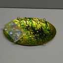 Bee Watering Station for Outside, Hanging Bee Butterfly Feeder for Garden, Metal Butterfly Puddler with Stone Texture Bee Drinking Bowl with Glass Marbles for Outdoors Yard Decor (Hanging-Ellipses)