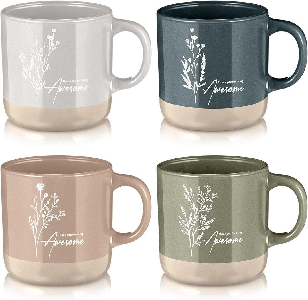 4 Pcs Thank You for Being Awesome Mugs 12.85 oz Employee Appreciation Gifts Thank You Gifts for Christmas Coworker Staff Teacher Team Nurse Vet Tech Medical Assistant Rad Tech Week 4 Pcs Thank You for Being Awesome Mugs 12.85 oz Employee Appreciation Gifts Thank You Gifts for Christmas Coworker Staff Teacher Team Nurse Vet Tech Medical Assistant Rad Tech Week