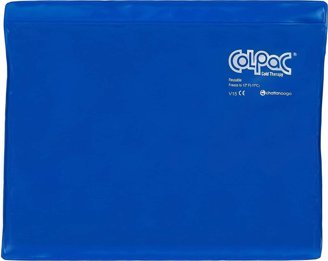 Chattanooga ColPac Reusable Gel Ice Pack Cold Therapy - Blue Vinyl - Standard - 11 in x 14 in - (2 PACK)