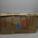 Amazon Basics Sturdy Smart Box Spring Bed Base, 5-Inch Height Mattress Foundation, Strong Support for All Mattress Types, Tool-Free Easy Assembly, Twin, 74" x 38" x 5", White