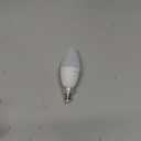E12 Smart Light Bulbs 60W Equiv., Work with Alexa/Google Home/Smart Life, 500LM 6W RGBCW Candle Candelabra LED Light Bulbs, No Hub Required, 2.4G WiFi Bluetooth Bulb, ETL Listed, 1PC