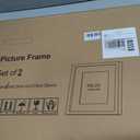 16x24 Frame | 16x24 Gold Frame With Mat For 12x18 | Metal Aluminum Picture Frame With Tempered Glass | Minimalist Modern Poster Frame | Hanging Hardware Included | Set of 2, Gold