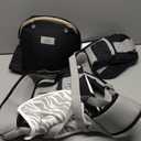 MOMTORY StowNGO Pro Baby Carrier, Safety-Certified 6-in-1 Ultra Storage Baby Carrier Newborn to Toddler, Front & Back Baby Holder Carrier with Hip Seat, Pure Black