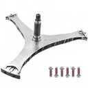 DC97-17004B Washer Flange Shaft Assembly Compatible with Samsung Washing Machine, with DC60-40137A Spider Hex Bolt (6 Pack) Replace DC97-17004A DC97-17004E AP5800144