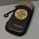 CHIKIXSON Carrying Case for Nintendo Switch 2 (2025), Hard Shell Travel Bag with 10 Game Card Slots, Portable, Theme Zipper, Black