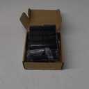 40 Pieces Sponge Hair Rollers Satin Rollers Silk Foam Rollers Women Hair Curlers with Duck Teeth Clips for Hairdressing Styling(Multi-size,Black)