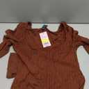 Women's Long Sleeve Dress Autumn Casual Basic Slim Fit Knit Sweater Top Comfortable Stylish, Small