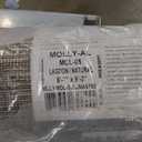 Loloi Amber Lewis Molly Collection MOL-05 Lagoon/Natural 6'-7" x 9'-2" Low Pile Area Rug