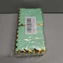 2 x LIYH 200Pcs Green Napkins Cocktail Napkins 2 Ply Paper Disposable Floral Party Napkins Gold Scalloped Edges Table Cloths for Bridal Shower Birthday Party Christmas New Year