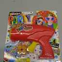 Confetti Party Poppers Gun Party Supplies (1 Gun 4 Shots) Plus Sticker Reusable Multicolor Metallic Confetti Poppers Gun Confetti Gun Party Favors Kids & Adults Birthday Parties Crazy Hour Fun 955-1s