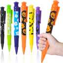 Letapapa Halloween Party Favor for Kids, 24 Pcs Halloween Jumbo Pens in 6 Designs, Halloween Toys, Goodie Bag Stuffers Fillers, Trick or Treat, School Classroom Rewards