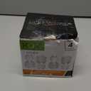 KOR (Pack of 4) 23 Watt Mini Spiral - GU24 Base - (100W Equivalent) - T2 Mini-Twist - CFL Light Bulb (Neutral White (3500K))