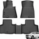 Jenofa-Floor Mats for Genesis GV80 5 Seats 2021-2025 Floor Liner All Weather Car Mats Custom Durable Waterproof Floor Liners Car Mat for 2024 GV80 5-Seater Accessories Black