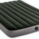 Intex 64108E Dura-Beam Standard Prestige Air Mattress: Fiber-Tech - Full Size - 10in Bed Height - 600lb Weight Capacity - Pump Sold Separately
