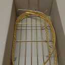 Mug Holder Coffee Cup Rack Stand Dishes Organizer Wrought Iron Drainer Storage Drying Rack for Counter Cabinet Table Kitchen Restaurant Office (Gold A)