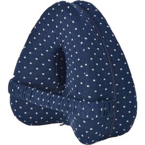 Alignment Pillows for Side Sleepers,Hip Alignment Pillow, Memory Foam Leg & Knee Pillow,Foam Support Pillow Soothing Relief for HIPS, Knees, Joints, Nerves & Muscles,Adjustable Strap (Grid Blue)