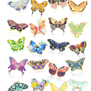 Hanaive 20 Pieces Butterfly Pins for Backpack Butterfly Brooches Cute Cool Horror Lapel Pins for Hats Clothes Decoration Gift