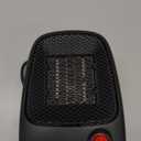 shinic Small Space Heater, 500W Portable Electric PTC Ceramic Heater with Fast Heating, Overheat Protection, Safe and Quiet Personal Heater for Indoor Use, Desk Home Office Bedroom,Black,2 Pack