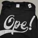 Ope Funny Midwestern Slang T-Shirt, XL, Black