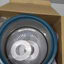 6.5L Heated Water Bowl, Stainless Steel Outdoor Heated Dog Bowl with Anti-Chew Cord, Large Capacity Heated Pet Slow Drinking Dish Provide Warm Water in Winter for Dogs