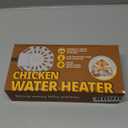 500W Chicken Water Heater, Submersible 5 Gallon Heater Deicer, Heated Chicken Waterer for Winter, Heated Poultry Waterer, Freeze Proof, Outdoor Stock Tank and Water Trough Warmer for Livestock