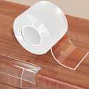 2.6 in x 9.84 FT,Clear Soft Corner Protectors for Furniture Strip,Sharp Edge & Table Bumper,Window Edge,Wall Protector, Soft Corner Guards Safe for Proof,Table Corner Protectors in Family