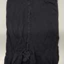 No nonsense Women's Super Opaque Control Top Tights 90 Denier Soft High Waist Pantyhose (Large, Black/Black)