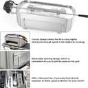 only fire Multi-Purpose Stainless Steel Rotisserie Ring and Pizza Combo Kit for Weber Traveler Portable Gas Grill