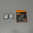 Misxi 2 Pack Tempered Glass Case Compatible for Apple Watch Series 11 (2025) Series 10 46mm, Hard PC Screen Protector Overall Protection Ultra-Thin Lightweight Scratch-Resistant Cover for iWatch, Jet Black