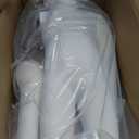 Kids Mannequin Child Dress Form Foam Flexible Full Body Manikin with Removable Head, 1 Year Old Beige