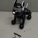 LEXiBOOK Power Puppy - My Smart Robot Dog - Programmable Robot with Remote Control, Training Function, Dances, Sings, Light Effects, Rechargeable Battery, Children's Toy - DOG01BK