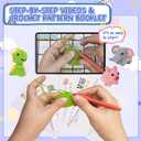 Wunila Crochet Kit for Beginners, 2025 DIY Craft for Adults and Kids, Great Gifts for Crochet Lovers, Crocheting Animals Kits with Step by Step Videos, Yarn,Crochet Hook, Birthday Gift, Holiday Gift