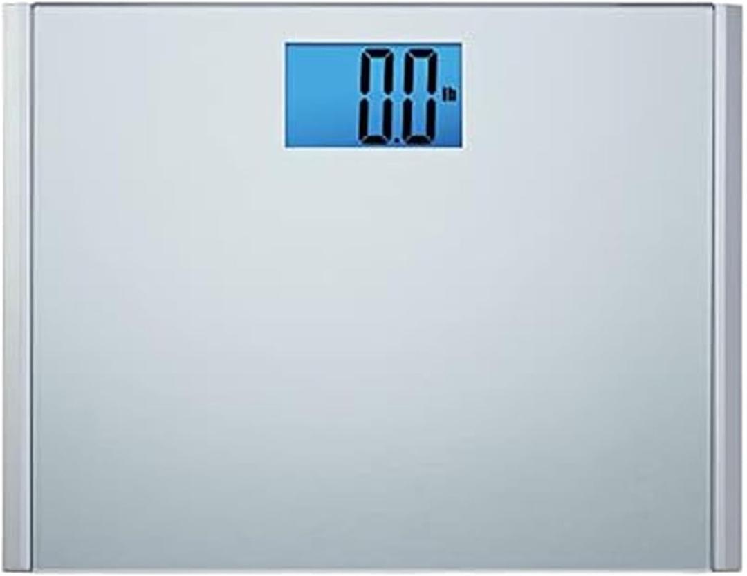 Eat Smart Precision Plus Digital Bathroom Scale, 440lb Capacity, Wide Platform Body Analyzer with StepOn Technology, Stable Home Fitness Device for Weight Management, Grey