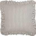VHC Brands Kaila Vintage Farmhouse Bedroom Decor, Fabric Blue Stripe Euro Sham 26x26